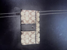 Load image into Gallery viewer, Coach Signature Brown Shoulder Hobo Bag Tote F14709 Zoe

