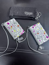 Load image into Gallery viewer, Vintage Coach Poppy Multi-Pocket TWIN Purse Set
