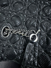 Load image into Gallery viewer, Dior Black Lizard Leather Chri Chri Tote 14-BO-0170
