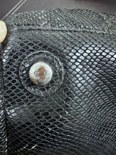 Load image into Gallery viewer, Dior Black Lizard Leather Chri Chri Tote 14-BO-0170
