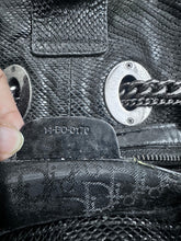 Load image into Gallery viewer, Dior Black Lizard Leather Chri Chri Tote 14-BO-0170
