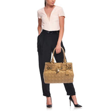 Load image into Gallery viewer, Dior Beige Lizard Leather Chri Chri Tote 00-MA-1028

