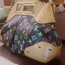 Load image into Gallery viewer, Louis Vuitton Black Murakami Multicolor Monogram Judy Bag GM SP0099
