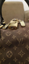 Load image into Gallery viewer, Louis Vuitton Brown Monogram Mini Lin Speedy Bandouliere 30 Dark brown
