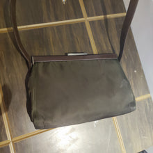 Load image into Gallery viewer, Authentic Prada black nylon frame top shoulder Bag
