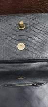 Load image into Gallery viewer, Vintage Chanel So Black Python Flap
