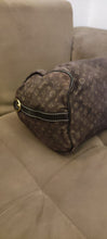 Load image into Gallery viewer, Louis Vuitton Brown Monogram Mini Lin Speedy Bandouliere 30 Dark brown
