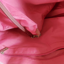 Load image into Gallery viewer, Chanel CC Logo Travel Line Large Nylon Tote Bag Light Pink with makeup pouch
