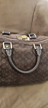 Load image into Gallery viewer, Louis Vuitton Brown Monogram Mini Lin Speedy Bandouliere 30 Dark brown
