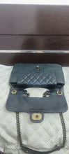 Load image into Gallery viewer, Vintage Chanel So Black Python Flap
