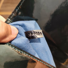 Load image into Gallery viewer, Original Louis Vuitton nuit (dark) green Pochette Sobie Clutch Bag AR2021
