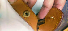 Load image into Gallery viewer, Authentic Coded Louis Vuitton Popincourt used gold ball bag MI0061
