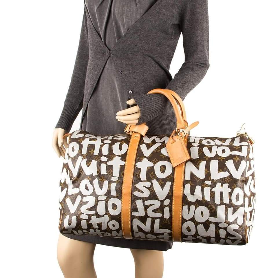 Louis Vuitton Stephen Sprouse Graffiti Keepall 50 Bag