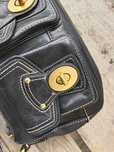 Load image into Gallery viewer, Coach H0082-f12868 Black Leather Shoulder Bag
