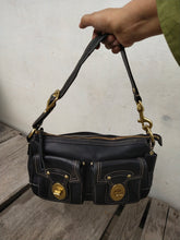 Load image into Gallery viewer, Coach H0082-f12868 Black Leather Shoulder Bag
