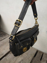 Load image into Gallery viewer, Coach H0082-f12868 Black Leather Shoulder Bag
