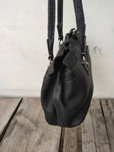 Load image into Gallery viewer, Coach Penelope Pebbled Satchel F14686 Black Leather Shoulder Bag
