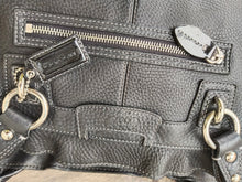 Load image into Gallery viewer, Coach Penelope Pebbled Satchel F14686 Black Leather Shoulder Bag
