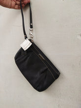 Load image into Gallery viewer, Set of COACH Soho E06d F10188 Stitched Buckle Flap Black Leather Shoulder Bag &amp; NWT Blush Coach Pleated Leather Wristlet F46484
