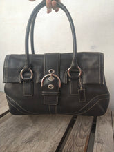 Load image into Gallery viewer, Coach Soho Buckle 8a11 (F10913) Black Leather Satchel
