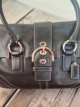 Load image into Gallery viewer, Coach Soho Buckle 8a11 (F10913) Black Leather Satchel
