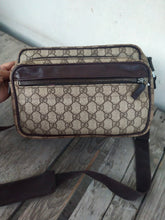 Load image into Gallery viewer, Gucci Gg Monogram 114531 205011 Brown Coated Canvas Cross Body Bag
