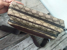 Load image into Gallery viewer, Gucci Gg Monogram 114531 205011 Brown Coated Canvas Cross Body Bag
