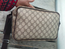 Load image into Gallery viewer, Gucci Gg Monogram 114531 205011 Brown Coated Canvas Cross Body Bag
