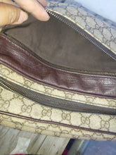 Load image into Gallery viewer, Gucci Gg Monogram 114531 205011 Brown Coated Canvas Cross Body Bag
