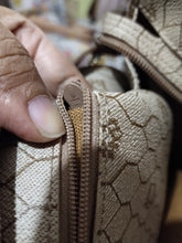 Load image into Gallery viewer, Christian Dior Vintage Beige Honeycomb Shoulder Bag
