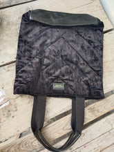 Load image into Gallery viewer, Victoria&#39;s Secret Tote Black Velvet Weekend/Travel Bag
