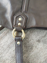 Load image into Gallery viewer, Coach Handbag Leather Campbell Belle Mahogany Carryall F24961
