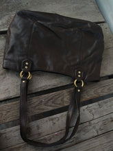 Load image into Gallery viewer, Coach Handbag Leather Campbell Belle Mahogany Carryall F24961
