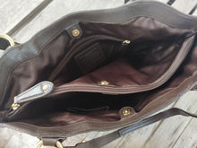 Load image into Gallery viewer, Coach Handbag Leather Campbell Belle Mahogany Carryall F24961
