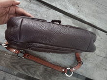 Load image into Gallery viewer, COACH 8A41 Chelsea BROWN Pebbled Leather Shoulder Handbag Satchel Purse Hobo
