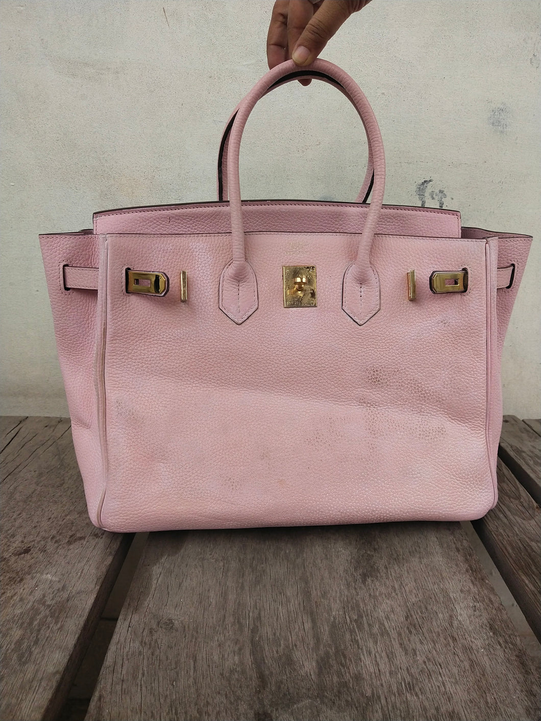 Hermes Birkin Bag 35cm Rose Sakura Swift Gold Hardware 2011 [O]