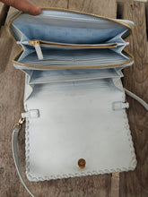Load image into Gallery viewer, Tory Burch Marion Wallet Crossbody clutch iceberg
