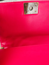 Load image into Gallery viewer, Chanel Boy dark green nubuck leather flap shoulder bag RED
