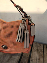 Load image into Gallery viewer, COACH LEGACY PERFORATED LEATHER 22386 2Way Handbag Ladies Pink Leather Satchel
