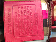 Load image into Gallery viewer, COACH Archive Raspberry Suede &amp; Leather Haversack Limited Edition 65 Anniversary Handbag 12797
