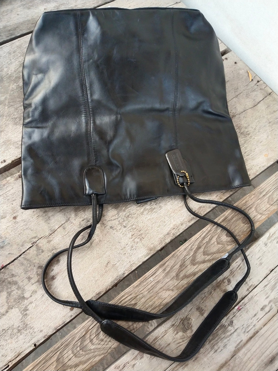 Coach E4B-8851 Vintage 1995 Large Tote with Extra Long Shoulder Straps