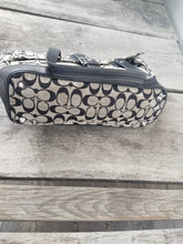 Load image into Gallery viewer, Coach Signature Hampton Flap Bag F12644 Satchel
