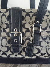 Load image into Gallery viewer, Coach Signature Hampton Flap Bag F12644 Satchel

