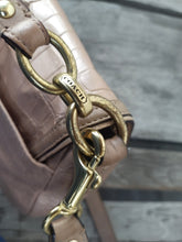 Load image into Gallery viewer, COACH Taylor Leather Flap Champagne Crossbody Purse F25331
