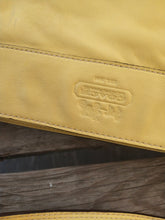 Load image into Gallery viewer, Coach Hobo Zoe Medium Yellow Leather Shoulder Bag F12671
