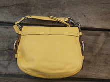 Load image into Gallery viewer, Coach Hobo Zoe Medium Yellow Leather Shoulder Bag F12671
