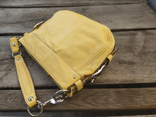 Load image into Gallery viewer, Coach Hobo Zoe Medium Yellow Leather Shoulder Bag F12671
