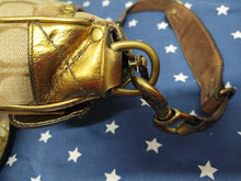 Load image into Gallery viewer, Coach Hobo Special Limited Edition Signature E04U 1495 Metallic Gold
