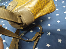 Load image into Gallery viewer, FENDI Zuccino Yellow Coated Canvas Shoulder Bag
