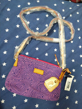 Load image into Gallery viewer, NWT Dooney &amp; Bourke Purple/Pink Cross Body Bag
